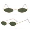 Fashion Design Small Frame Men and Women Sun Glasses Vintage Shades Eyeglasses Oval Sunglasses