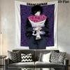 Chainsaw Man Wall Tapestry Aesthetic Wall Hanging Printed Fabric Blanket Decorative Tapestries for Bedroom Living Room Home Decor