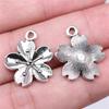 Small Flower Charms Pendant Men's Jewelry Bulk Elegant Fittings