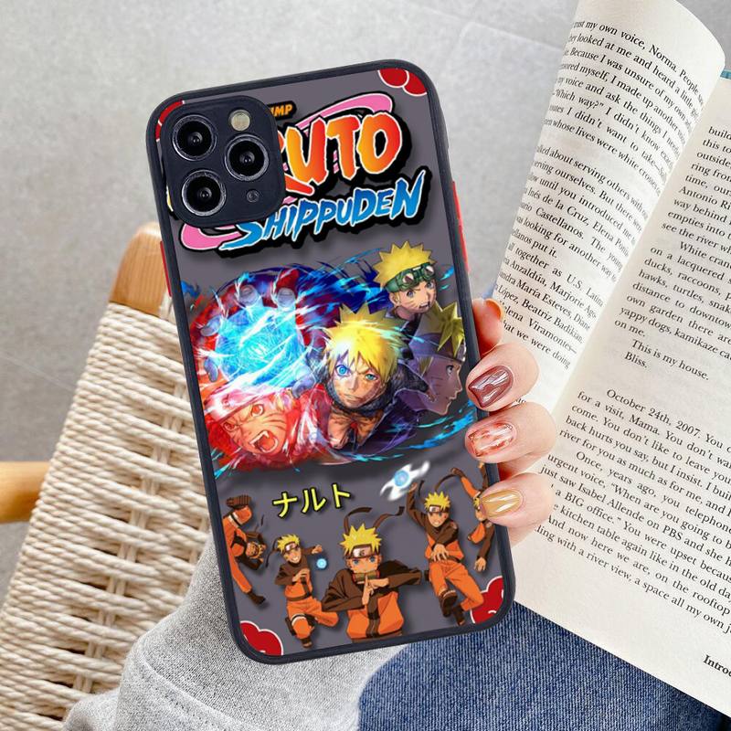 Чехол для телефона «Наруто Узумаки» для iPhone 13 12 11 Pro Max Mini XS 8 7 Plus X SE 2020 XR, матовый прозрачный чехол