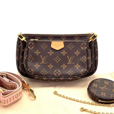 [Б/У] Multi Pochette Accessoires 'Коричневый канвас Monogram' - Отличное состояние #17PA93S
