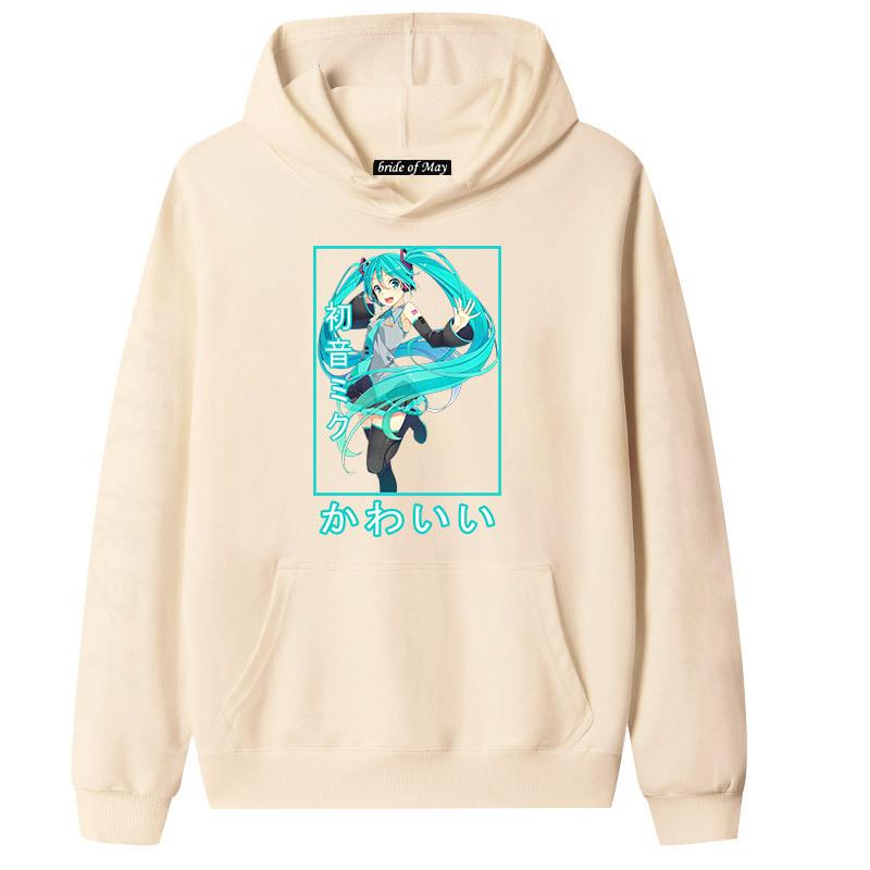 Hatsune Miku Hatsune Miku Mar Ainime Amazon Свитер с капюшоном для пары