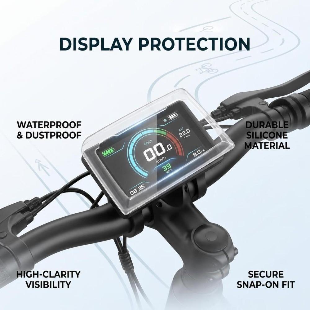 Мягкий чехол на спидометр электровелосипеда для LCD дисплея SW900, для езды на электровелосипеде