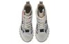Li Ning Высокие Скейтбордические Кроссовки Женские Черно-Серые AGCR270-2
