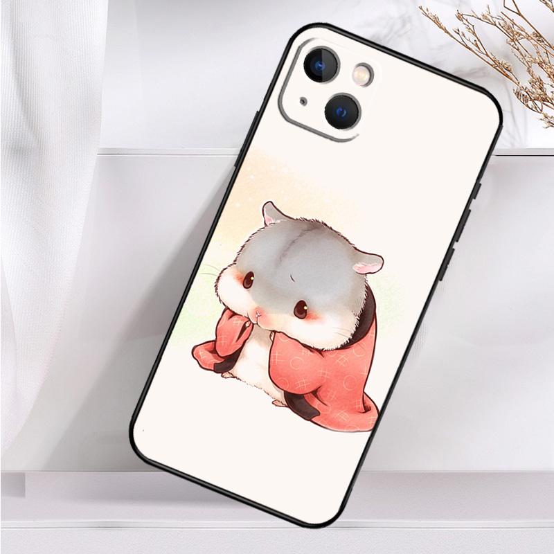 Hamsters Case For iPhone 14 16 15 Pro Max 11 12 13 Mini 7 8 Plus X XR XS MAX Soft Shockproof Cover