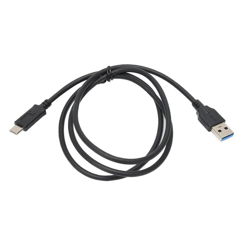 Зарядный кабель Черный ПВХ 1 метр Быстрая скорость TypeC USB3.1 на USB3.0 Зарядный шнур