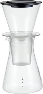 Стеклянный кофейный сервиз iwaki Water Dripper Water Drip 440 мл Термостойкий KT8644-CL1