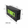 Wide Voltage Battery Voltage Capacity Indicator LCD Screen Low Sleep Power Dustproof Waterproof Embedded Mount Battery Monitor