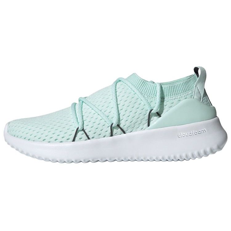 adidas Neo Ultimafusion Удобные Простые Амортизирующие Низкие Повседневные Кроссовки Женские Повседневные Кроссовки Светло-Зеленый Белый F34517