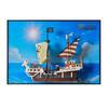 Рамка для дисплея пиратского корабля One Piece "Going Merry" от Sungvool (Совместимо с моделью LEGO 75639)  Настенная фоторамка с алюминиевой рамой,