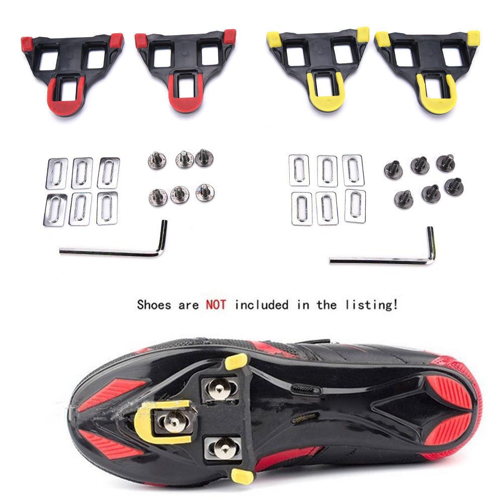 Bike Pedal Cleats With Abs Material For Road Cycling Shoes And Foot Locking