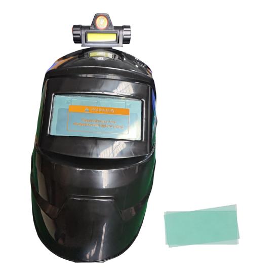 Сварочная маска с автоматическим затемнением. Жаропрочная сварочная маска. Автоматическое затемнение ЖК-дисплея. Прозрачный сварочный щиток. Комплект шлифовального колпака.