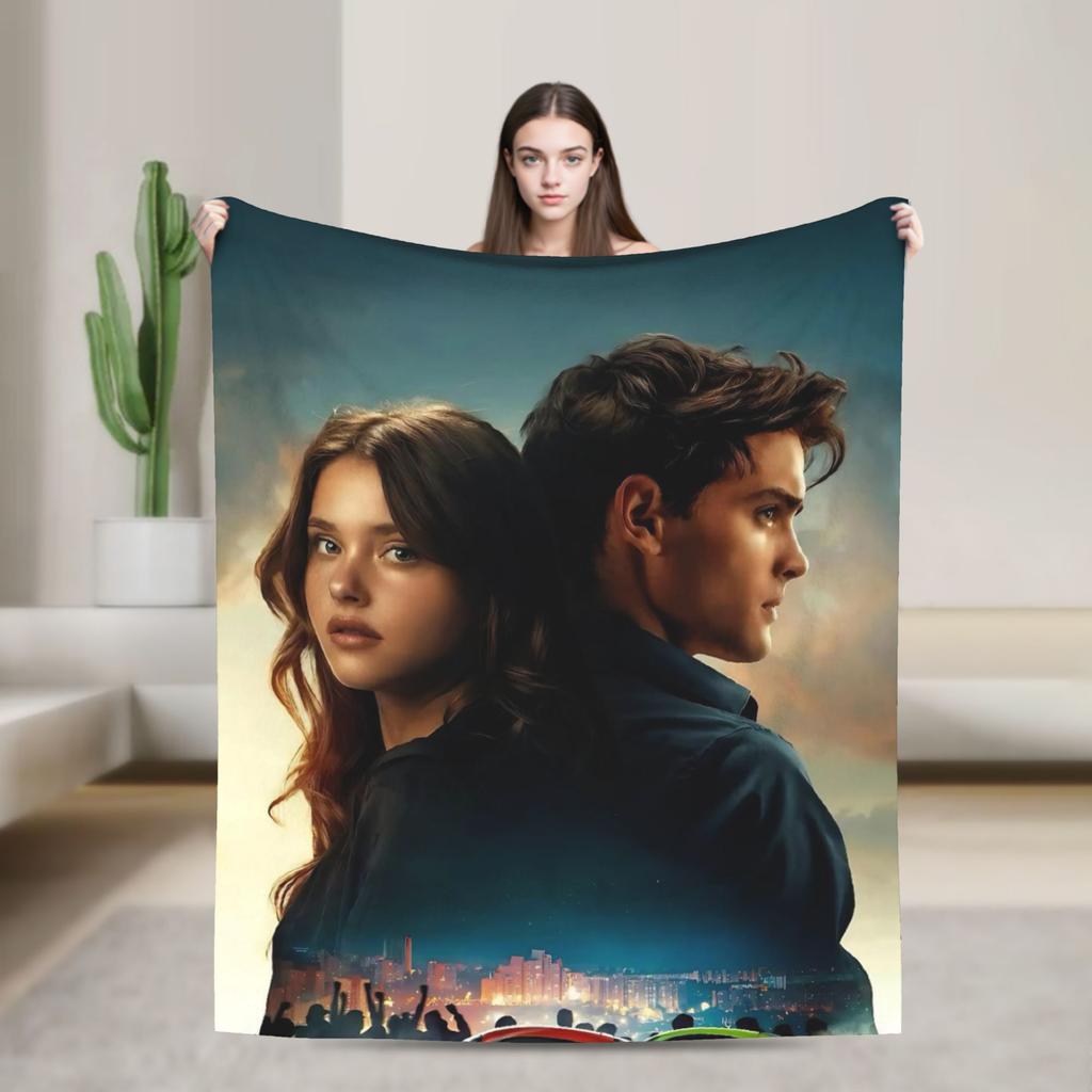 Film Culpa Mia Super Warm Blanket Airplane Travel Plush Throw Blanket Comfortable Couch Chair Flannel Bedspread Sofa Bed Cover