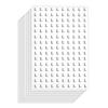 Size Sticker L Round Diameter 13 Mm 30 Sheets 4500 Pieces Clothes Size Label Paper Clothes Sorting Size Indication Sticker Sticker Commercial Use