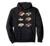 Sushi Siamese Made In Japan Funny Siamese Cat Gift Hoodie Lover's