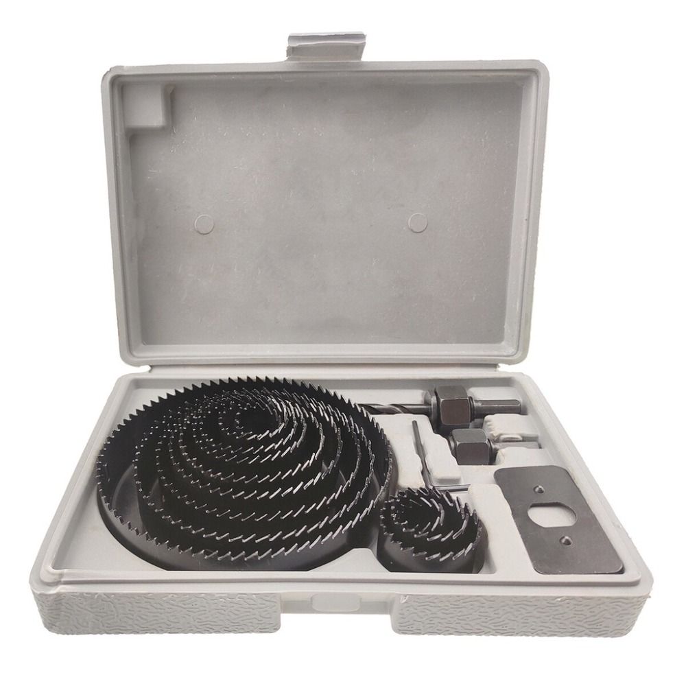 Round Case Cutting Set Kit Woodworking Circular Drill Bits Board Cutter Drilling Machine