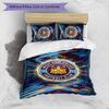 West Ham United Football Printed 3 Pieces Bedding Set, Comfortable Skin Friendly Bedroom Duvet Cover Set