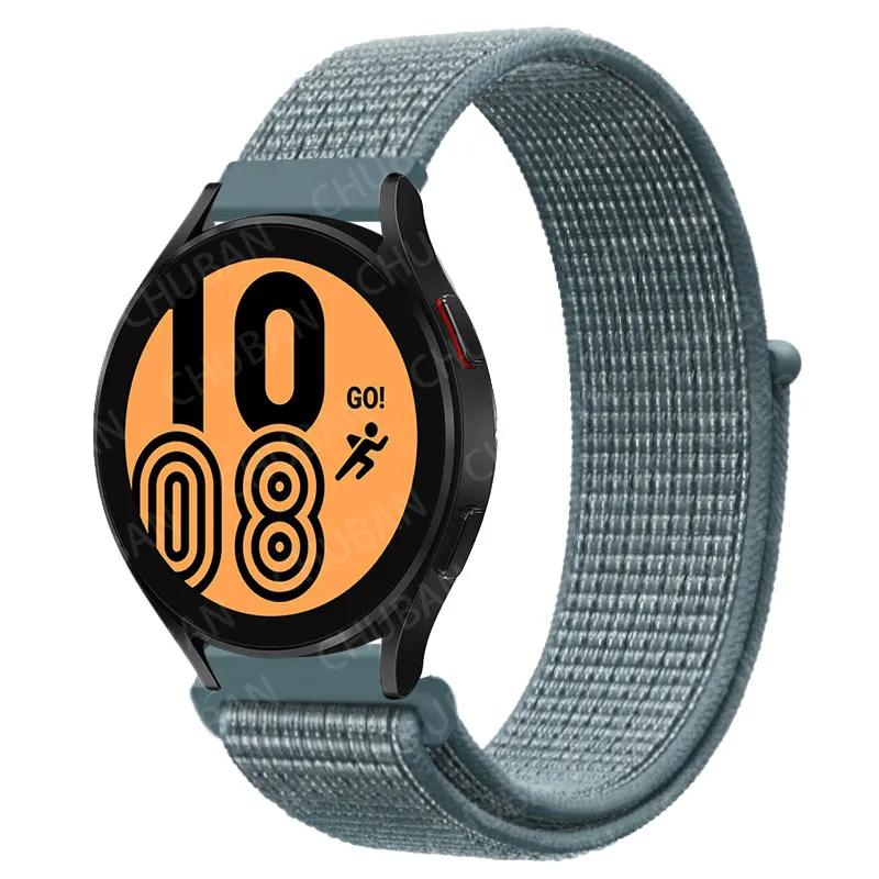Nylon Loop For Samsung Galaxy Watch 6 5 Pro/4/classic/gear S3 Frontier/active Sport Bracelet Huawei Watch Gt2 3 22mm 20mm Strap