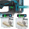 Yofidra Brushless 30mm Electric Nail Gun 2in1 Nailer/Stapler Gun Cordless Framing Nailer Tacker Tool For Makita 18V Battery Pins
