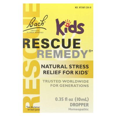 Rescue Remedy® Капли для детей, Натуральное средство от стресса, 10 мл (0,35 жидких унций)