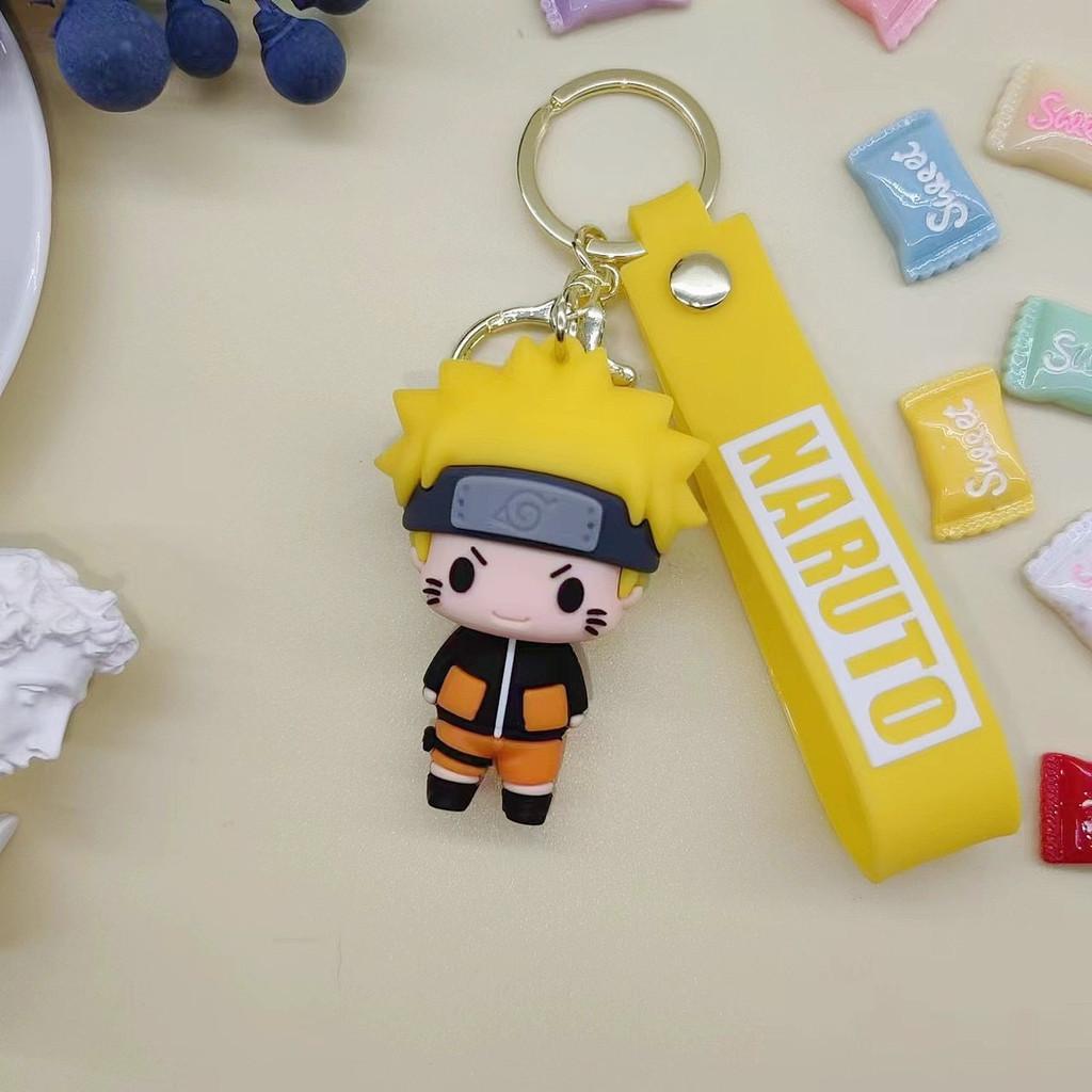Силиконовый брелок-фигурка Genshin Impact и Naruto, коллекционный предмет для фанатов аниме
