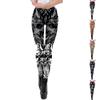Womens Multi-colored Eyes Prints Stretch Yoga Leggings Fitness Running Gym Sports Active Pants