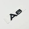 3D ABS Chrome Glossy Black Car Trunk Letters Numbers Emblem For A1 A3 A4 A5 A6 A7 A8 Car Trunk Lid Nameplate Badge Sticker
