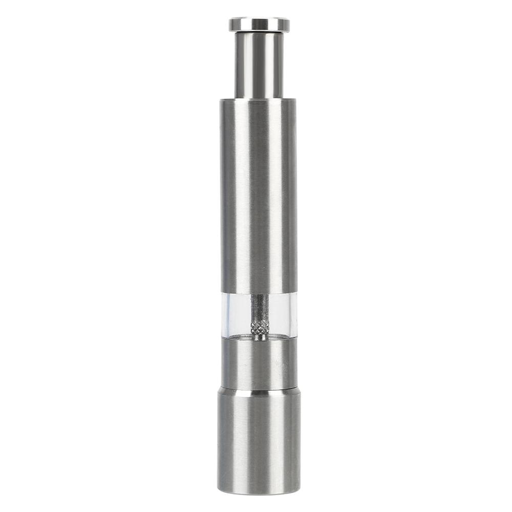 Manual Stainless Steel Kitchen Accessories Seasoning Grinding Pepper Mill Salt Pepper Spice Sauce Grinder