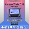 Автомобильное радио Android Auto Carplay для Nissan Tiida C11 2004-2013, мультимедийный проигрыватель, головное устройство, стерео, GPS-навигация, BT WIFI 1+16 ГБ