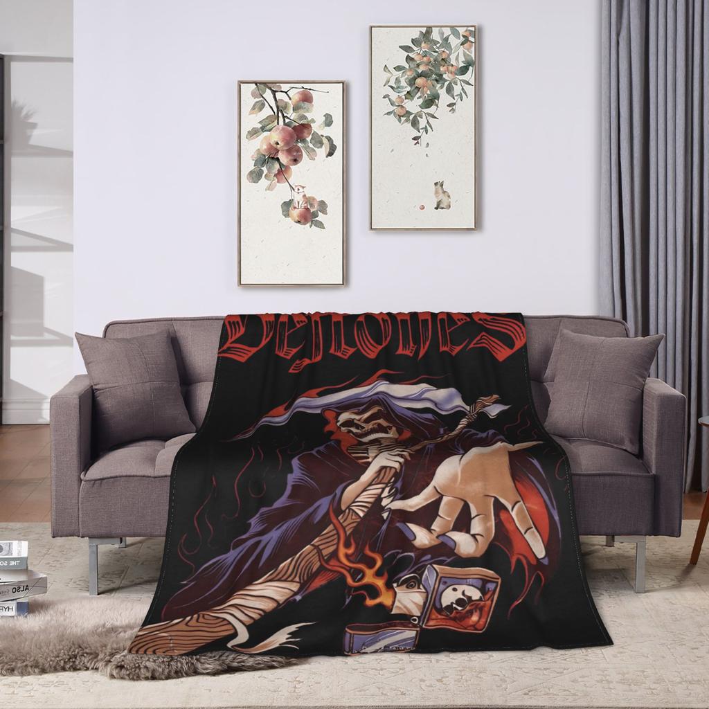 D-Deftoness Nu Metal Blanket Quality Warm Throw Blanket Winter Girls Boys Bedroom Graphic Bedspread