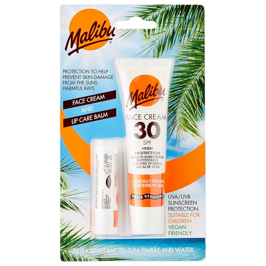 Набор: Крем для лица Malibu SPF30 + Помада SPF30