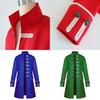 Renaissance Medieval Men Steampunk Jacket Gothic Retro Uniform Coat Windbreaker