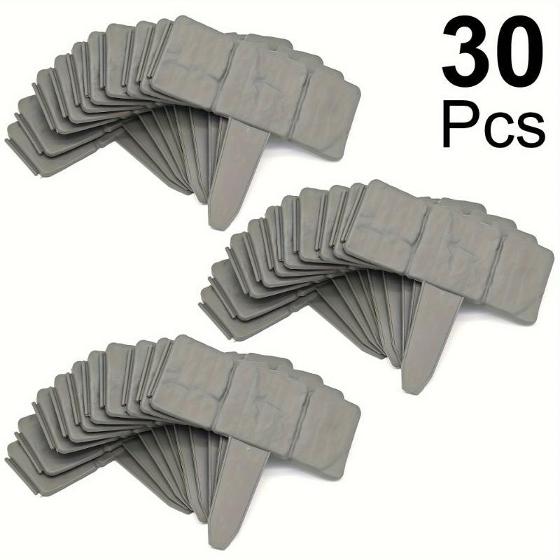 8/12/16pcs Garden Landscape Edging Borders Insert Plastic Imitation Stone Effect Fence DIY Lightweight for Outdoor Patio Balcony Yard