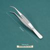 Пинцеты из нержавеющей стали с нескользящими наконечниками, изогнутая и прямая головка, для офтальмологии и ремонта электрооборудования, длинный зажим для водных растений, доставка поштучно
