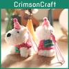 West Highland Dog Plush Toy Keychain Pp Cotton Stuffed Animal Bag Charm Gift For Girls Kids