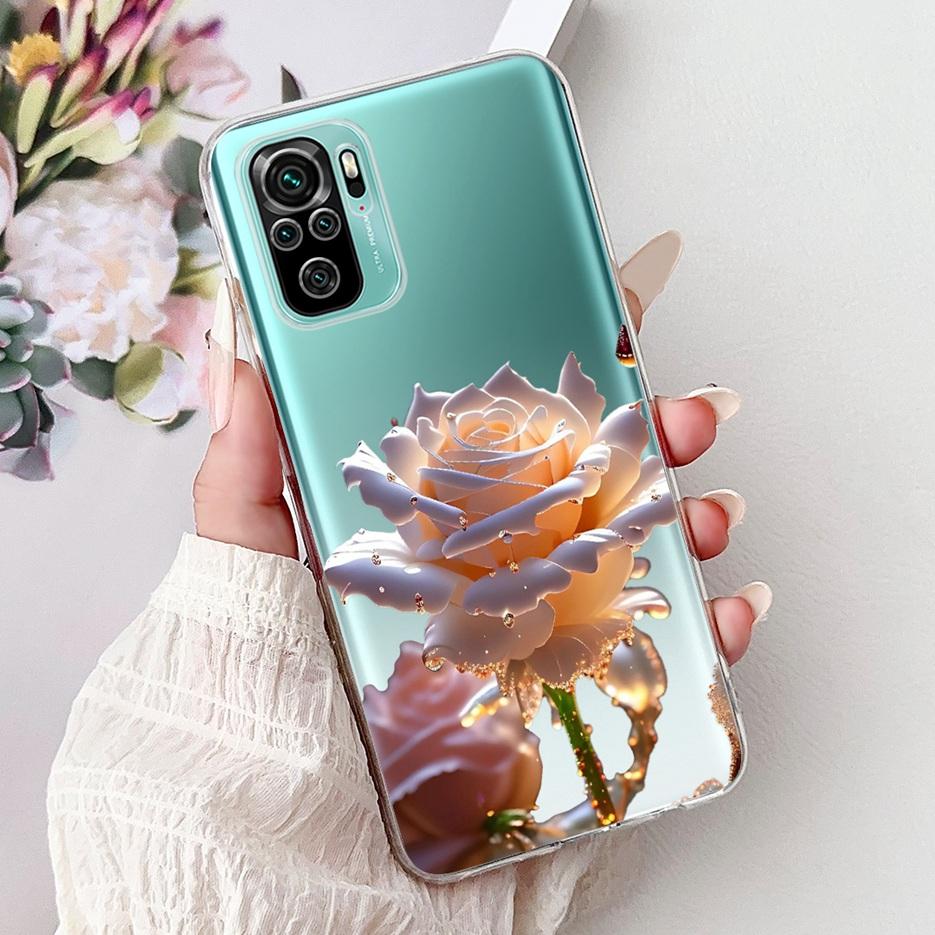 Для Xiaomi Redmi Note 10 4G Чехол Note 10S Милый Счастливой Рыбой Кои Расписной Чехол Мягкий Силиконовый Чехол для Телефона Для Redmi Note 10 Pro Max Fundas