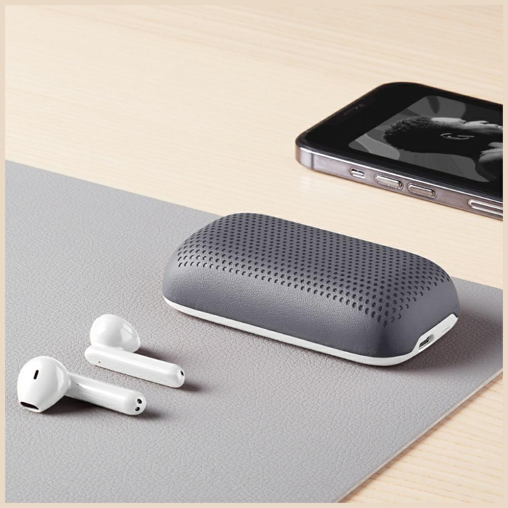 Lexon Speakerbuds Wireless Bluetooth Headphones with Speaker Gray/Grey LA127G