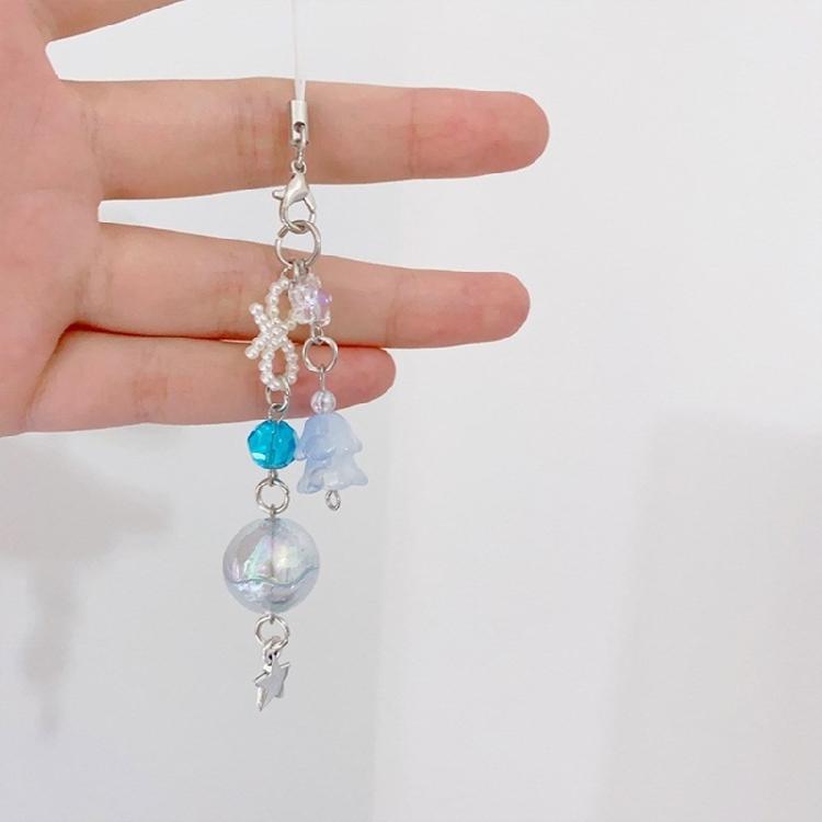 Шарм для телефона Медуза Цветок Подвеска Брелок Брелок Украшение для сумки Ювелирное украшение Подарок