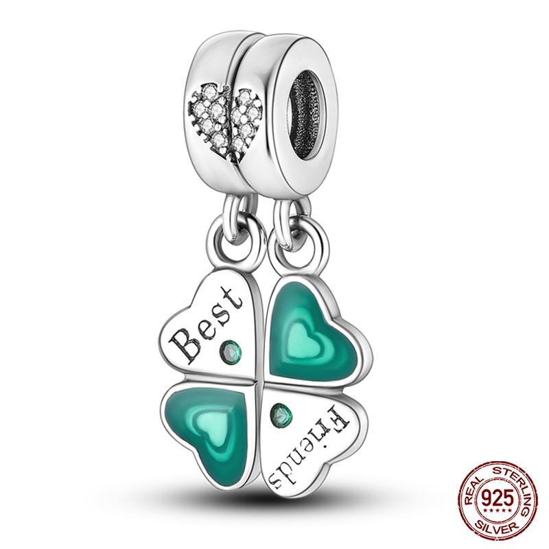 Fit Qikaola Original Bracelet Copper Flower Bird Series Charms Beads For Women Fashion Diy Jewelry Gifts Making