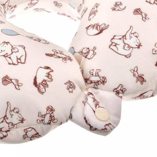 Disney POOH TRAVEL Pooh & Friends Neck Pillow 2WAY Japan NEW Disney Store