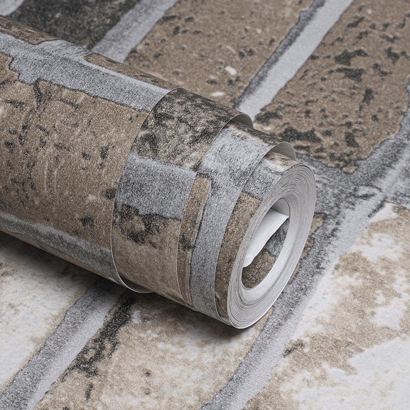 Обои под кирпич нетканые обои гостиная спальня ТВ фон магазин одежды ретро кирпичная кладка