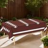 2Pcs Tablecloths For Football Party Decorations Disposable Football Table Runner Perfect For Game Day Celebration