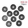 10pcs/set Plastic Cable Hole Cover Furniture Dust Plug Buckle Office Computer Table Grommet Wire Passing Line Outlet Rings