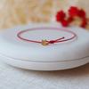 Lucky Red Rope Bracelet Zodiac Gold Plated Rabbit Pendant Hand Knotted Adjustable Charm Bracelet for Men and Women