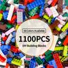 500 г 1x1 Конструктор DIY Толстые Фигурки Кирпичики 2x2 Точки Ориентированный на Обучение Творческий Размер Совместимый с Игрушками для Детей