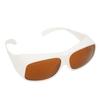 Safety Laser Glasses 532nm 1064nm Wavelength Protective Goggles Wearproof for Eye Protection(White )