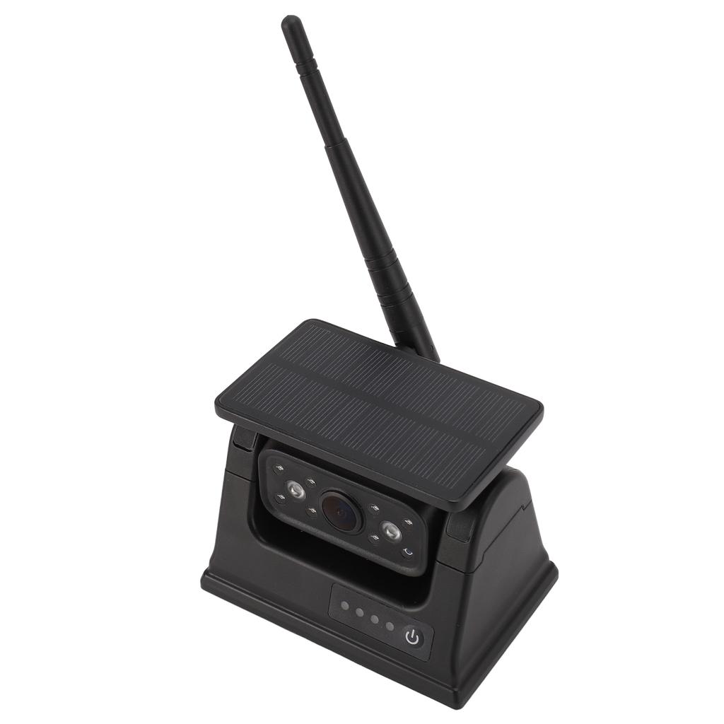 Solar WiFi Wireless Backup Camera Magnetic IP69 Waterproof HD 1080P Night Vision Reversing Camera