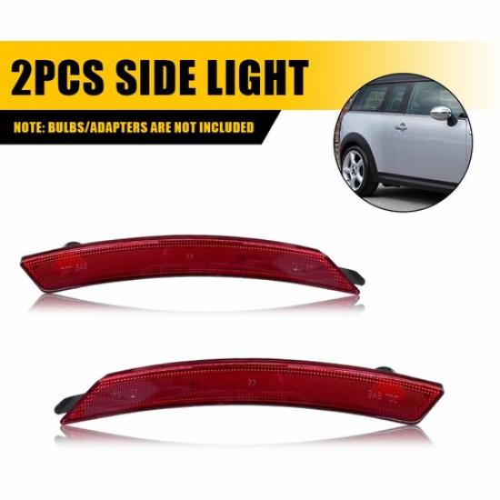 Amber 4X Side Light Red Housings For R55 MINI R56 R58 R57 R59 R60 R61 Front Rear
