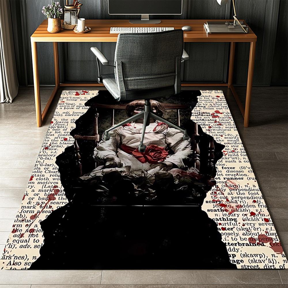 Halloween horror Printed Carpet,Rug,for Office Chair Living Room Bedroom Kitchen Room Decor Gifts.