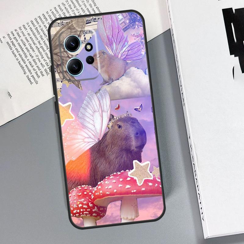Мультяшная Капибара Чехол Для Xiaomi Redmi 12 9A 9C 10A 10C 12C Чехол Redmi Note 9 8 10 11 12 Pro 9S 10S 11S 12S
